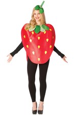 Silly Strawberry Food Funny Adult Costume