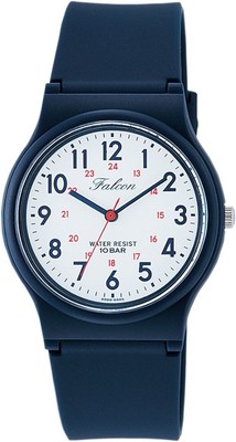 Citizen Q&Q watch analog waterproof VS04-001 men's white x navy