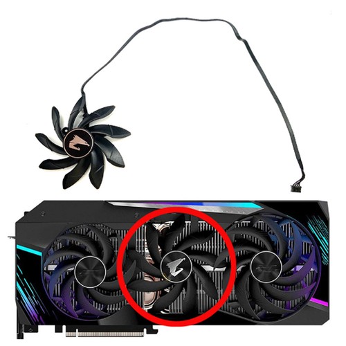 Cooling Fan Cooler For GIGABYTE RTX3070ti 3080 3080ti AORUS XTREME Graphics Card - Picture 17 of 19