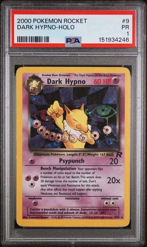 Dark Hypno (Unlimited) graded PSA 1 for sale on eBay