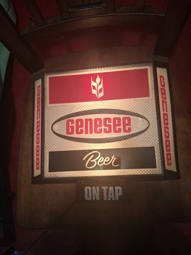 Vintage Genessee Lighted Beer Sign,  Plastic- Wall