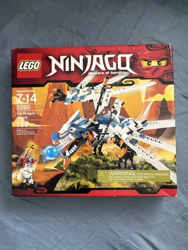 LEGO NINJAGO 2260 Ice Dragon Attack Set, (SEALED) Extremely Hard To Find !!