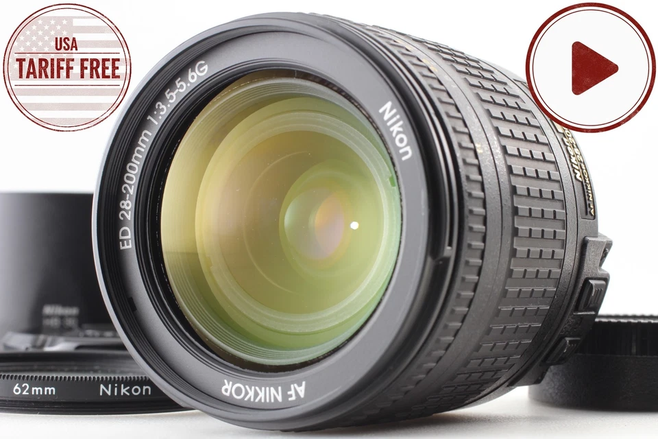 [Top MINT + Hood] Nikon AF Nikkor ED 28-200mm f/3.5-5.6 G Zoom Lens From JAPAN - Image 3 of 4