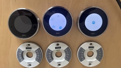 Three Nest T200577 Learning Thermostats (2nd Generation)