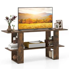 TV Stand for up to 55 Inches TV Entertainment Center w/Storage Shelf for Bedroom