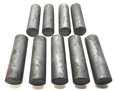 Arnold 7/8'' x 3'' Solid Unmagnetized Round Ferrite Magnet 18023 (9pcs) NOS