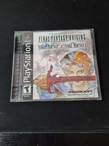 Final Fantasy Origins Black Label PS1 Sony PlayStation 1 original print