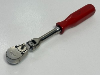 MAC Tools USA XR8FPA 3/8'' Drive Flex Head Ratchet, Red Hard Handle