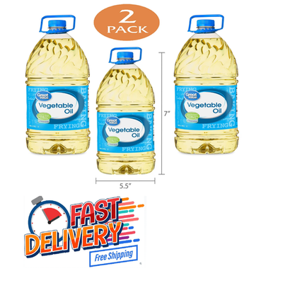 #ad 2 pack Great Value Vegetable Oil 1 Gallon choice for all of your cooking New $10.85