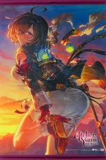 Yumia Riesfeld Atelier Official B2 Tapestry EbtenDX Pack Bonus Item
