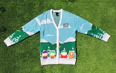 SOUTH PARK MOUNTAIN WOMENS CARDIGAN CARTMAN, KENNY, KYLE NWOT