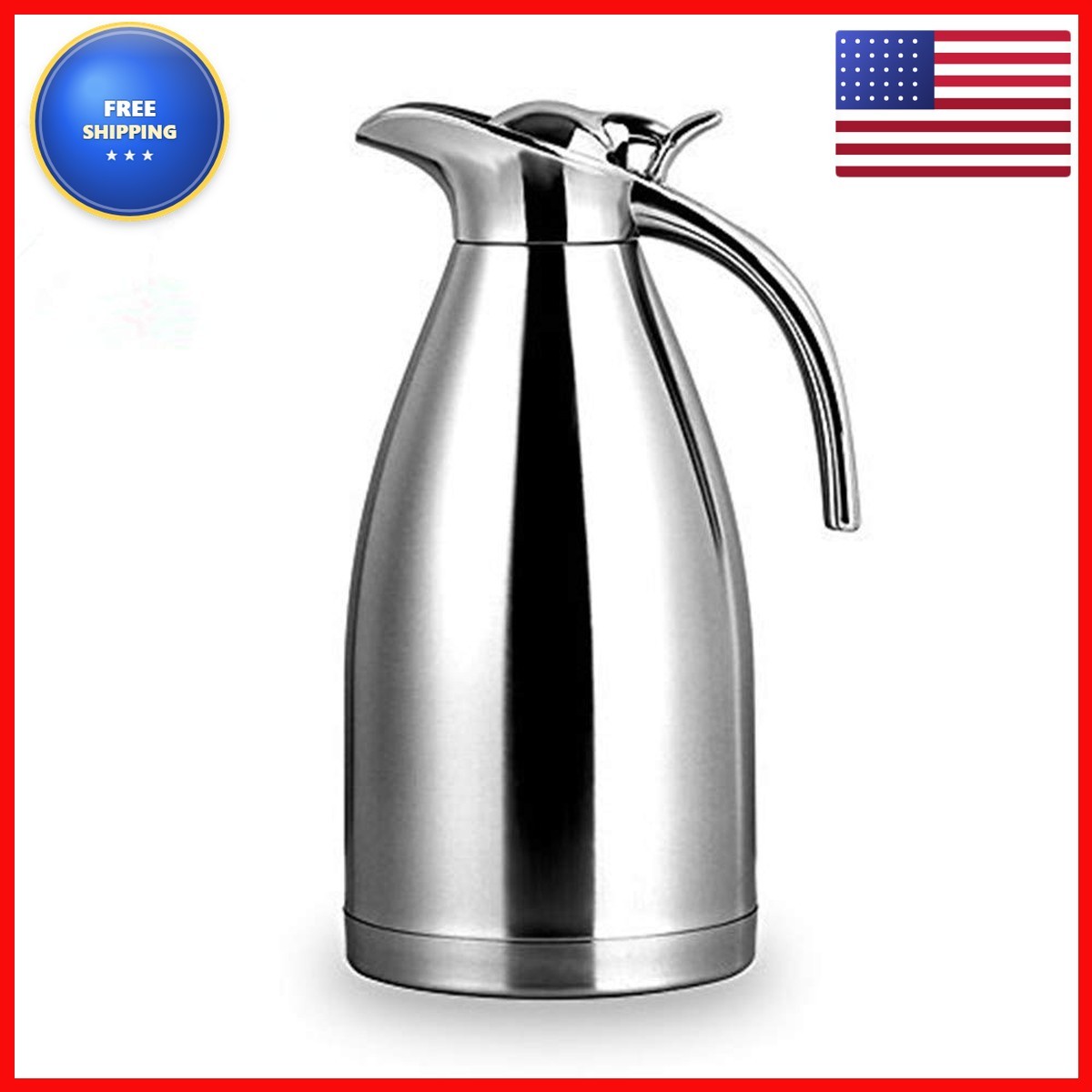 Bonnoces 68 Oz Stainless Steel Thermal Carafe 2 Liter - 8541894048