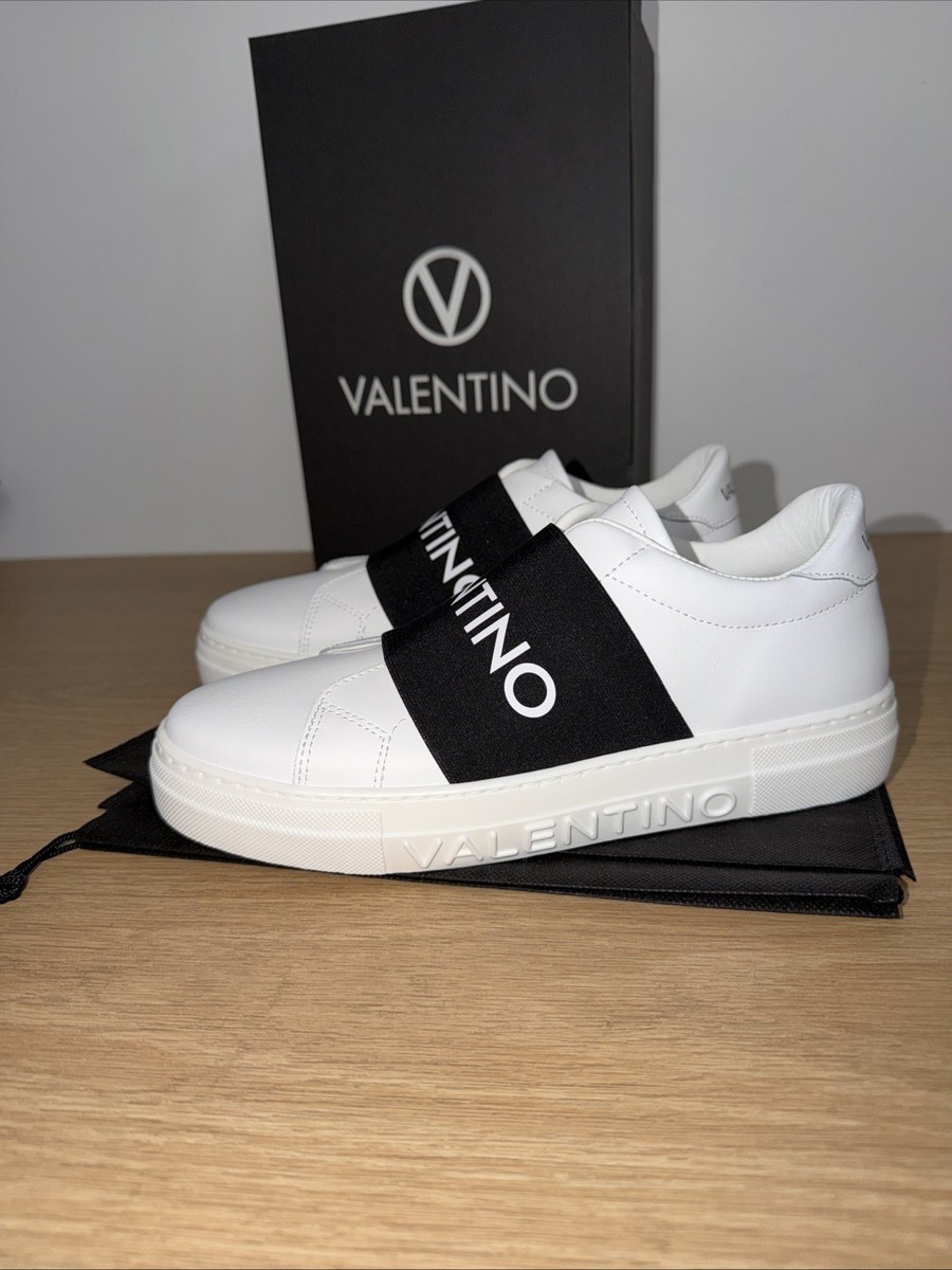 Mario Valentino Maya Contrast Logo Sneakers Size 7 Slip On  display picture 1