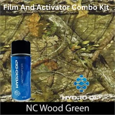Hydro Dip  Film Activator Combo Kit NC Woods Green Camouflage