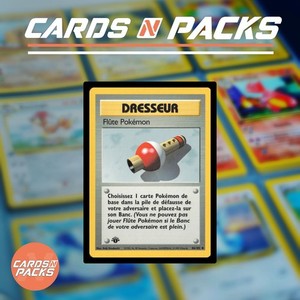 Carte Pokemon Flute Pokemon 86/102 Set de Base Edition 1 NM-Mint