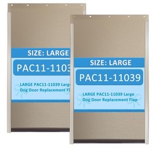 2 Pack PAC11-11039 for Pet Safe Door Replacement Flaps for Dog and Cat, Doggi...