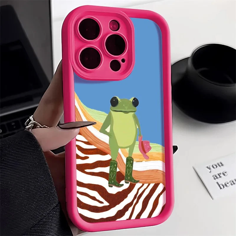 Cute Flower Phone Case for iPhone 16, 15, 14, 13, 12, 11, 17, SE, XR, Plus - Image 1 of 4