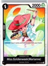 Miss.Goldenweek(Marianne) The Azure Sea's Seven OP14-085 NM Normal Pokemon