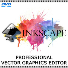 Inkscape Vector Graphic Editor DVD FREE SHIPPING