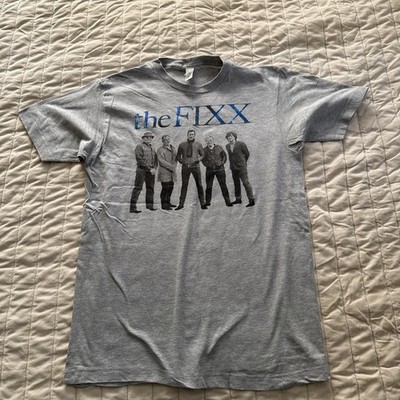 The Fixx Band Gray SHort Sleeve Shirt Unisex Concert S-5XL CR976