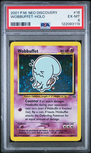 Wobbuffet (Unlimited) graded PSA 6 for sale on eBay