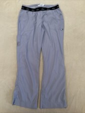 Koi Lite Scrub Pants Medium Womens Slim Fit Mechanical Stretch Light Grey