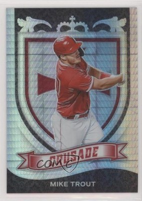2021 Panini Chronicles Crusade Hyper Prizm 261/299 Mike Trout #19 00ab