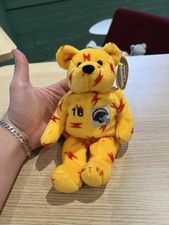 Vintage Salvino s Bammers Ryan Leaf 16 NFL Chargers Plush Bear 1999 with Tags