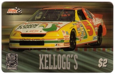 PhonePak 1996 2 $ Kelloggs Corn Flakes Auto Nr. 5 (Monte Carlo) Telefonkarte