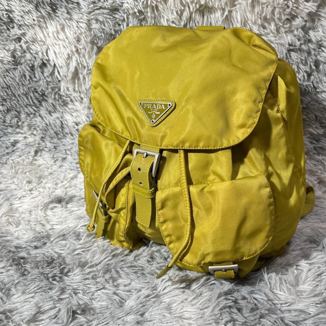 PRADA Backpack Nylon Triangle Plate from japan thumbnail 2