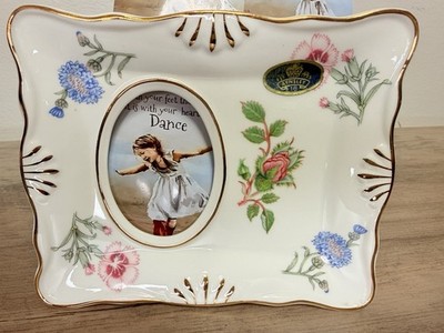 Aynsley Cottage Garden Frame Fine Bone China Made in England Vintage