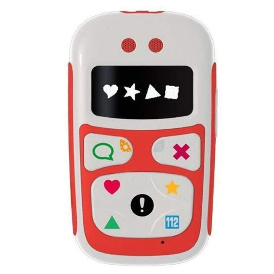 GIOMAX BABY PHONE U10 1.1" CELLULARE PER BAMBINI GPS GSM DUAL BAND ITA RED ROSSO - Immagine 2 di 2