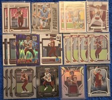 Sam Howell 14 ct lot of Rookie Cards, Prizm, Black, Absolute, Optic, Donruss +
