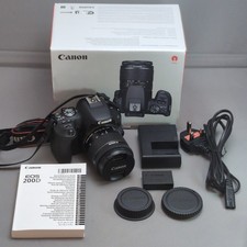 Canon EOS 200D DSLR Camera + EF-S 18-55mm IS STM Lens Excellent Condition Boxed