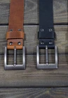 Full Grain Mens Genuine Leather Belt WORK BELT , strong leather-Width: 3,5 &4cm