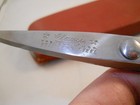 VINTAGE CLAUSS STAINLESS STEEL SEWING PINKING SHEARS SCISSORS W/CASE — photo 6
