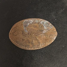 TYRANNOSAURUS REX Boston Museum Of Science - Press Coin Elongated Penny Souvenir