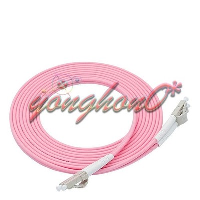 15M LC UPC to LC UPC Duplex OM4 Multimode 3.0mm Fiber Optic Patch Cord Cable #ff