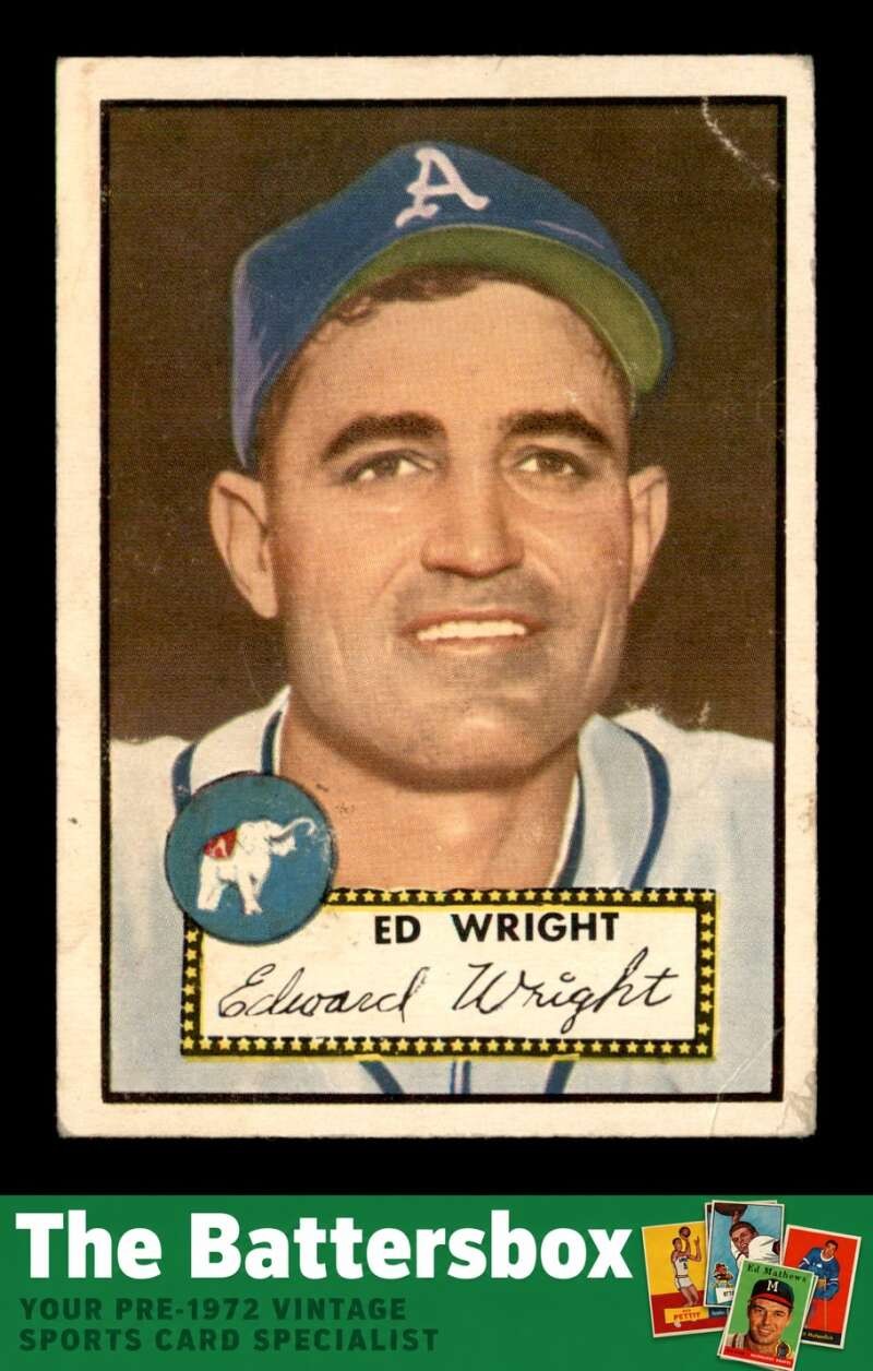 1952 Topps #368 Ed Wright   G/VG X3764901
