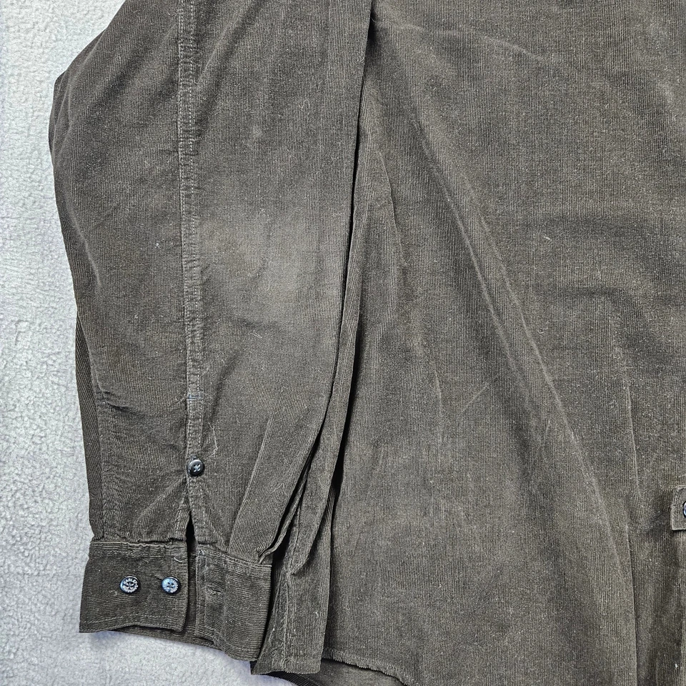 Camisa Y2K Harley Davidson Pana Abotonada Para Hombres 2XL Marrón Manga Larga Foto 4 de 4