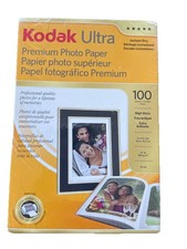 Kodak Ultra Premium Photo Paper 4 x 6 Inches High Gloss 100 Sheets New Sealed
