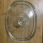 Pyrex Clear Glass Oval Replacement Lid #DC 1.5C A For Casserole Lid Only VGC