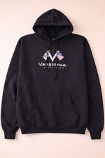 Vengeance Choppers Hoodie Mens 2XL Black Pullover Motorcycle Graphic Biker...