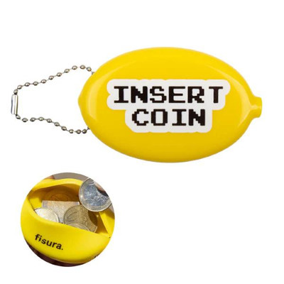 Münzhalter Schriftzug ''insert coin''