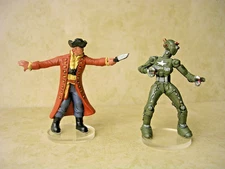 Fallout 4  Hancock and Assaultron  Nanoforce Miniature Painted  2"  Figures