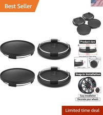 Easy-fit 4pcs 68mm Matt Black Wheel Center Caps For Xxrenkei Ride Enhancement Easy-fit 4pcs 68mm Matt Black Wheel Center Caps For Xxrenkei Ride Enhancement
