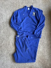 Nike Black Label Men s 2 Piece Blue Large Tracksuit Matching Pants Sweatshirt