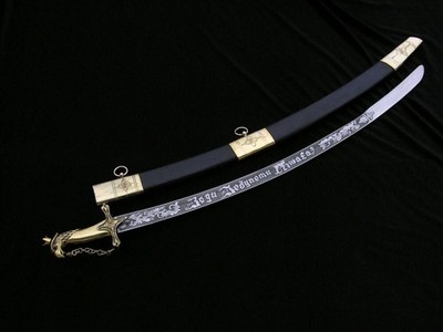 Polish Eagle Sabre with Scabbard Glory to God Only John III Sobieski XVII centur