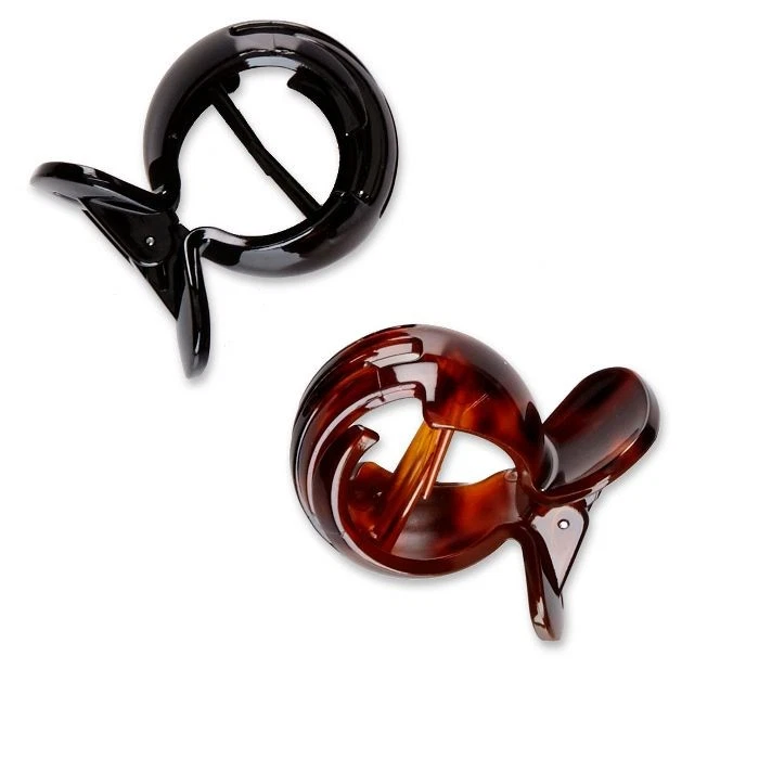 Scunci Elevated Basics Jaw Clips, Assorted Colors, 2-Piece - Image 4 of 4