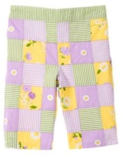 GYMBOREE DAFFODIL GARDEN PATCHWORK EASTER CAPRI PANTS 3 6 12 18 24 2T 4T 5T NWT